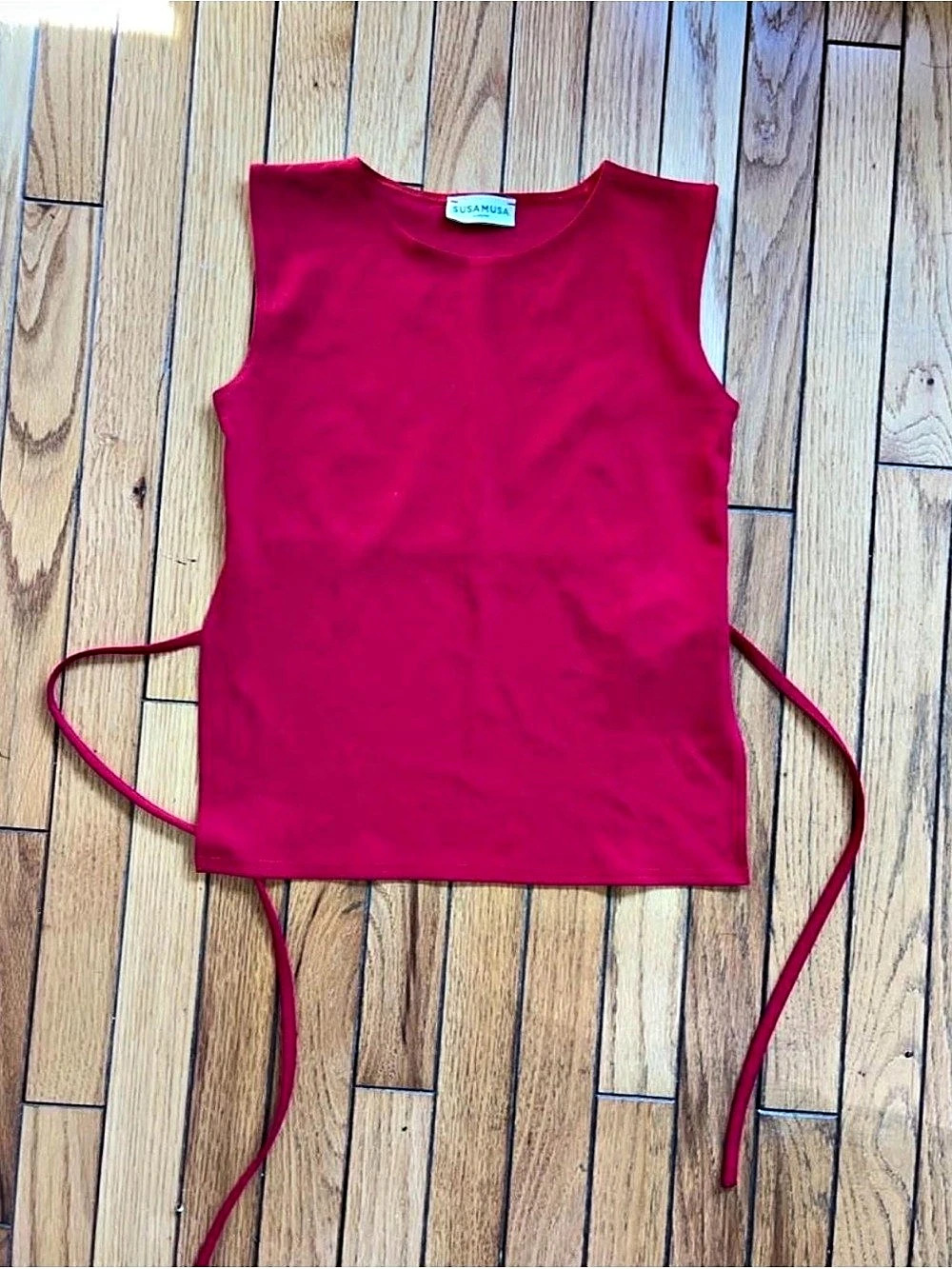 Susamusa Red Gina Top